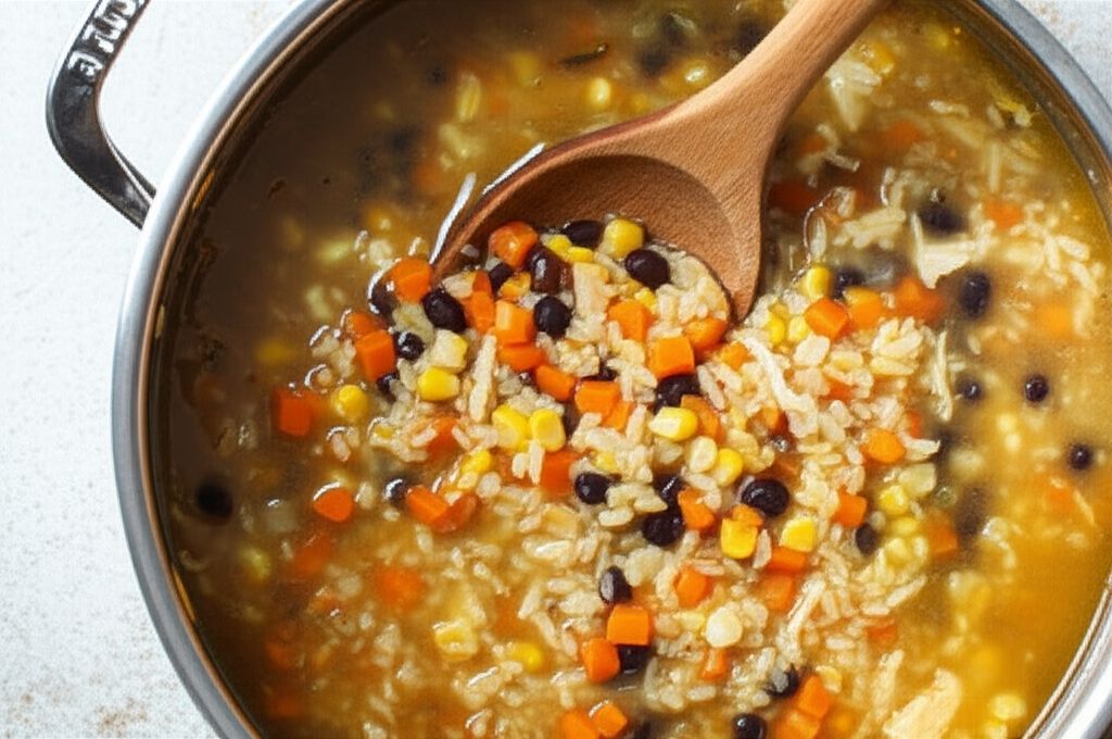 Chicken and Brown Rice Soup
