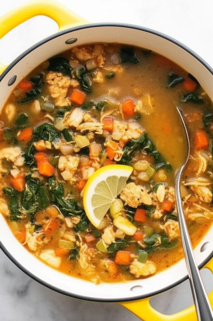 Chicken Florentine Soup