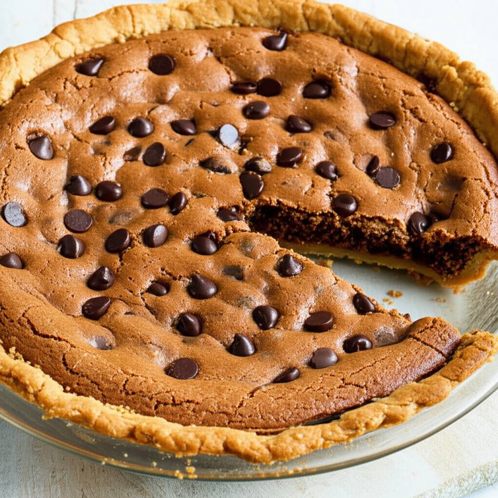 Chocolate Chip Cookie Pie
