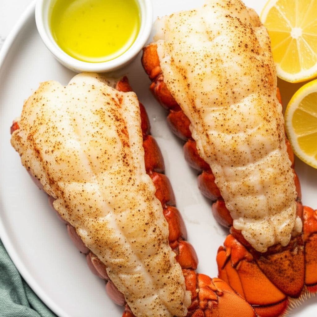Easy Broiled Lobster Tails