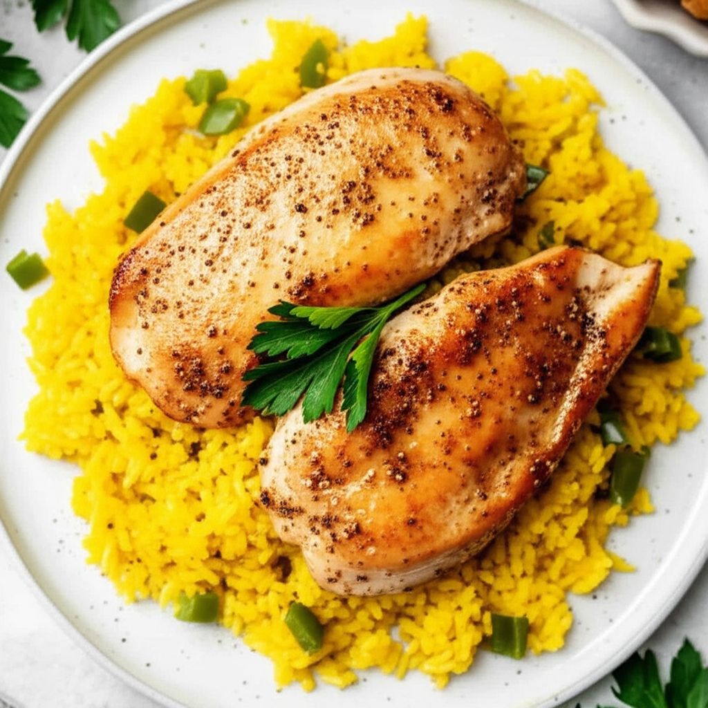 Easy Chicken and Yellow Rice