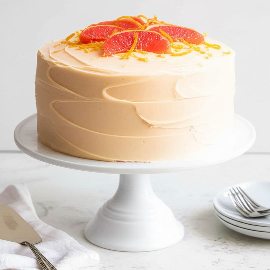 Fresh Grapefruit Cake