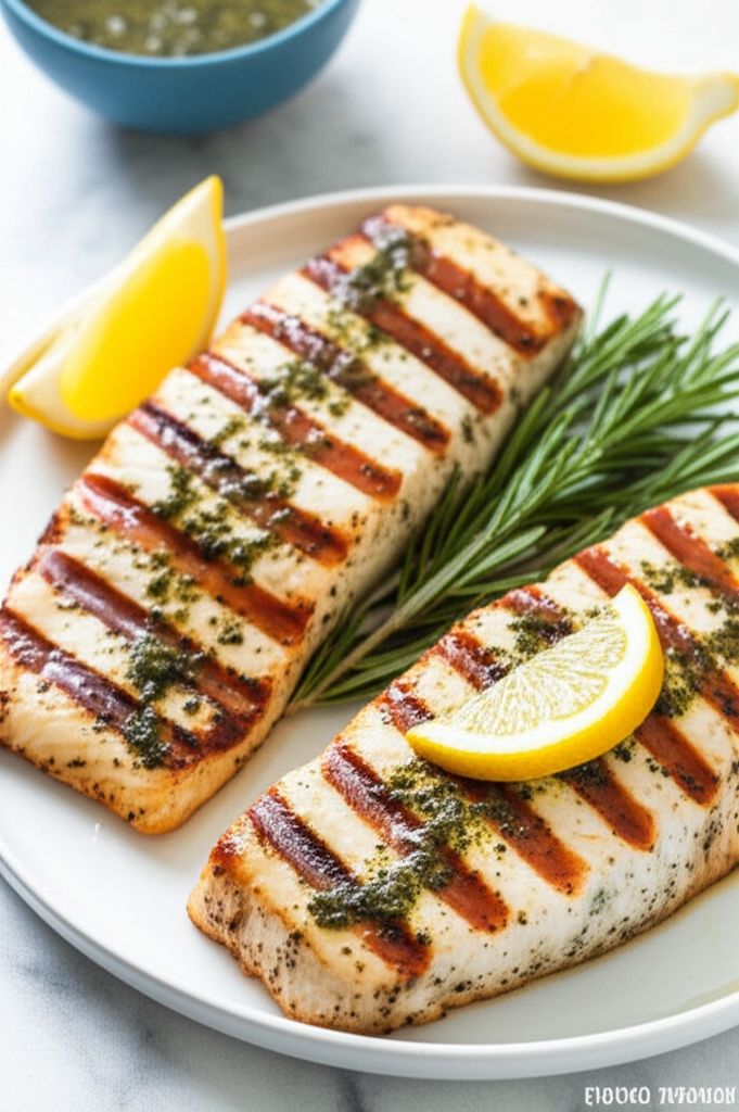 Grilled Swordfish with Rosemary