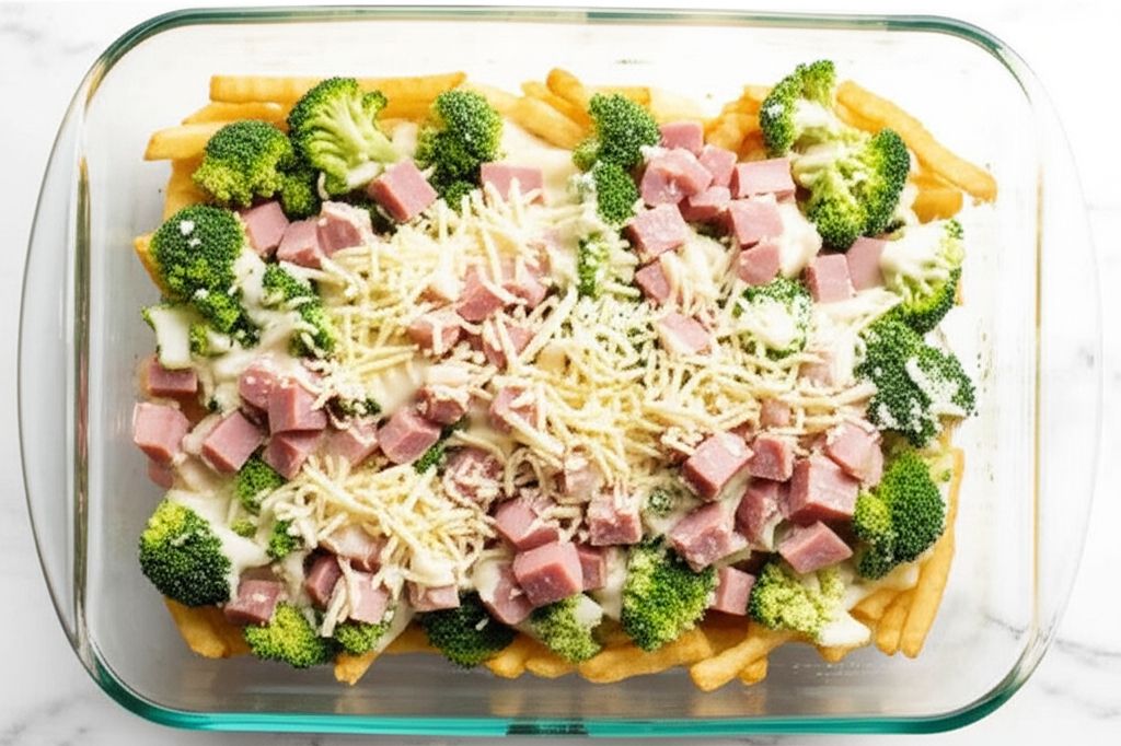 Ham, Potato and Broccoli Casserole
