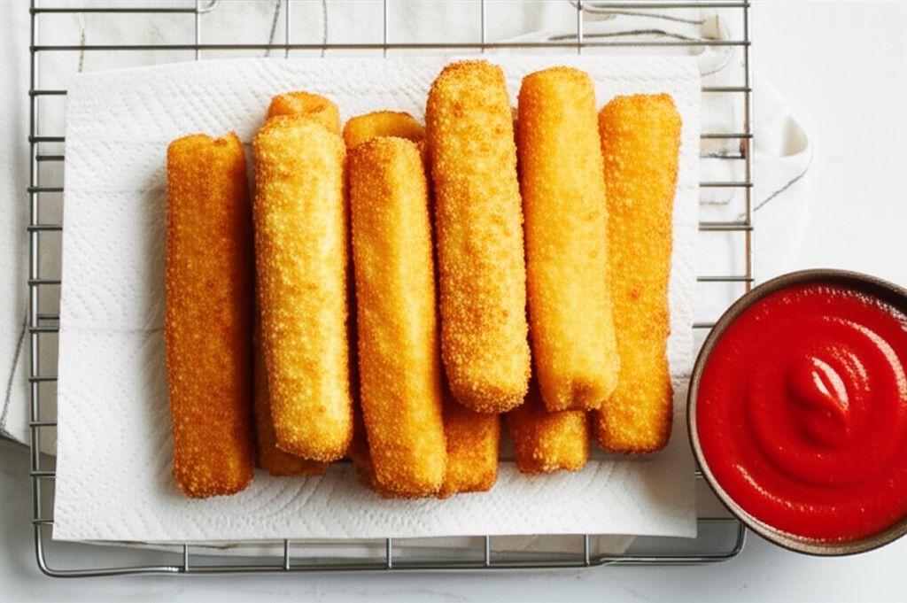 Homemade Mozzarella Sticks