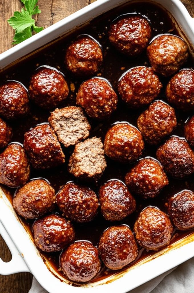 Honey Garlic Moose Meatballs