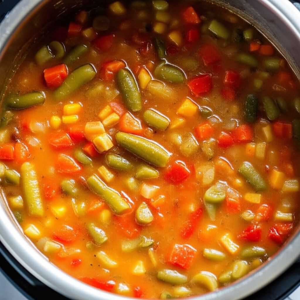 Instant Pot Frozen Vegetable Soup