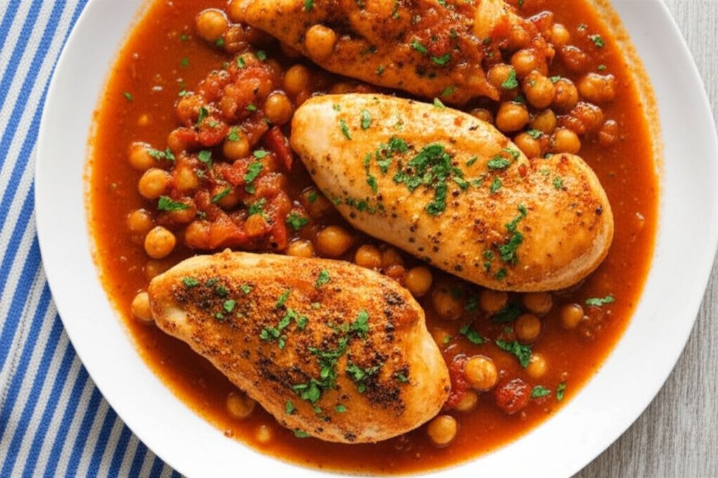 Italian Chicken and Chickpeas