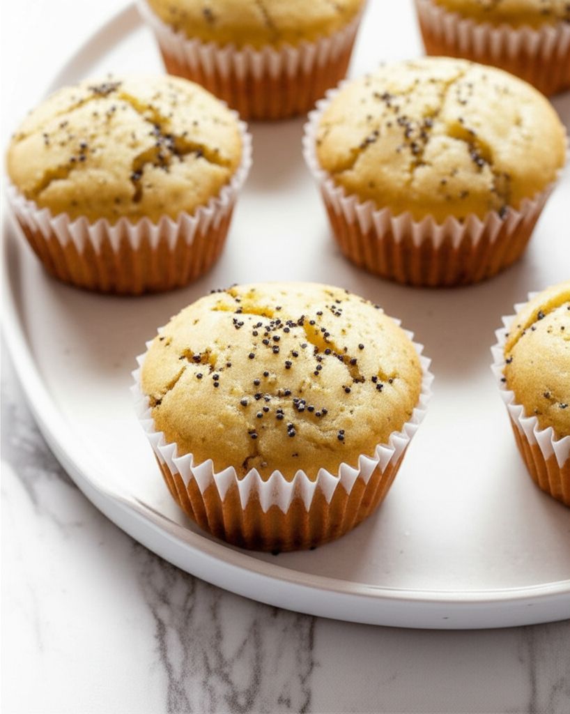 Keto Low-Carb Lemon Poppy Seed Muffins