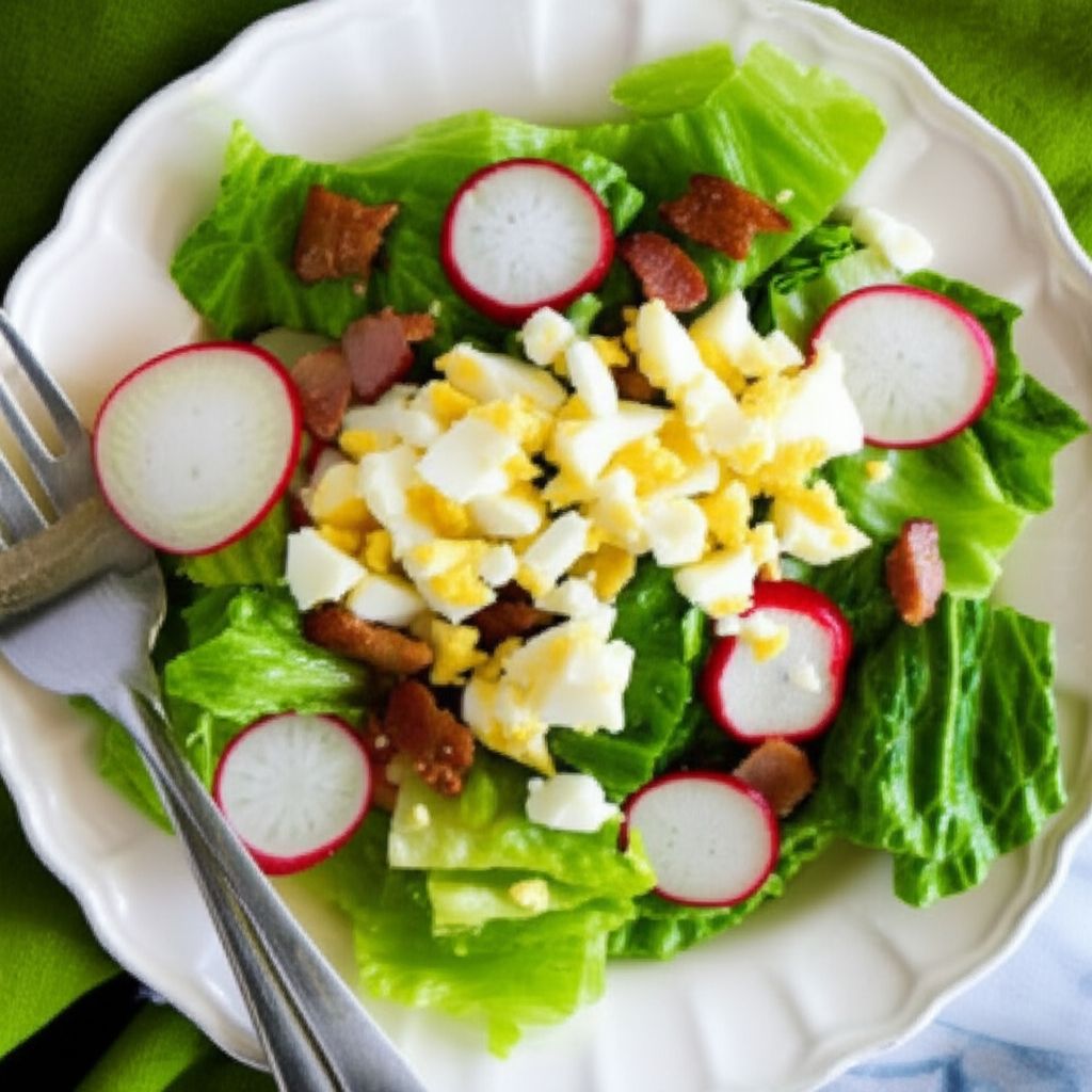 Lettuce with Hot Bacon Dressing