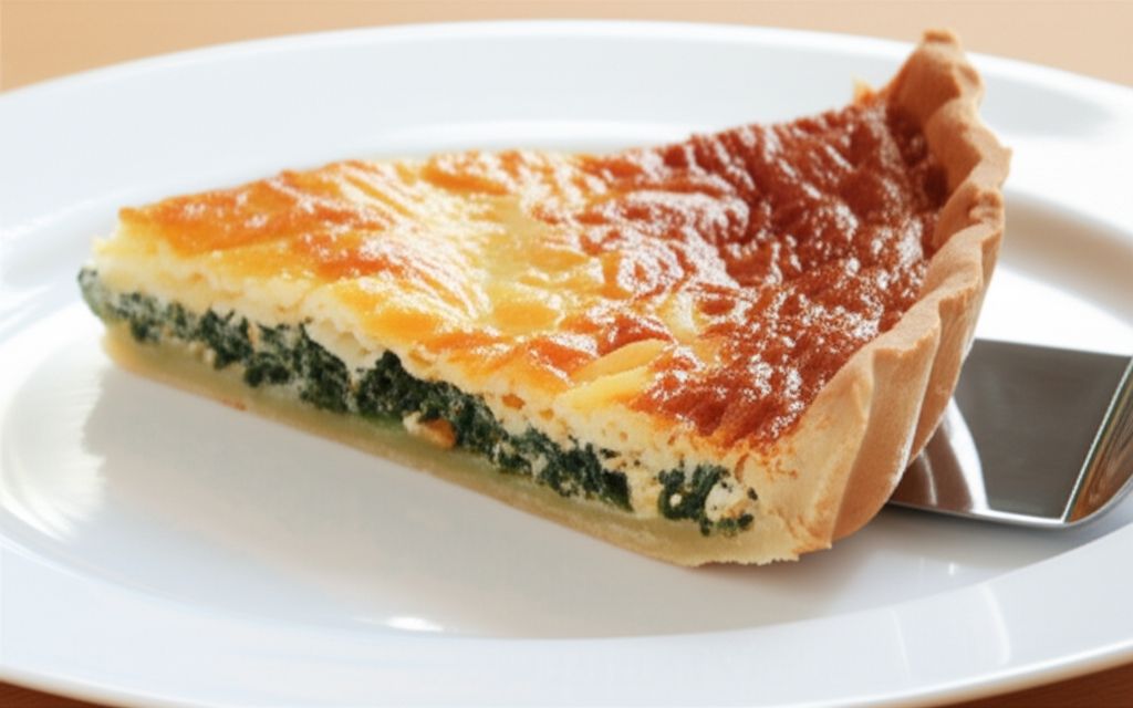 Light and Fluffy Spinach Quiche