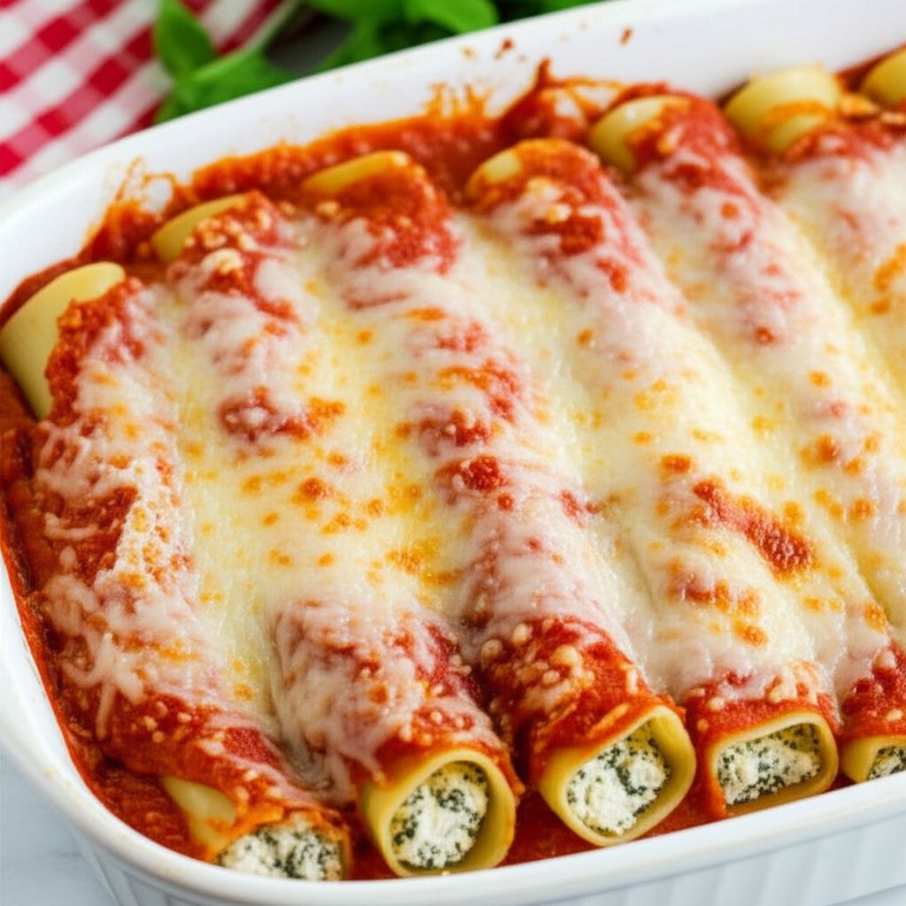 Make-Ahead Manicotti