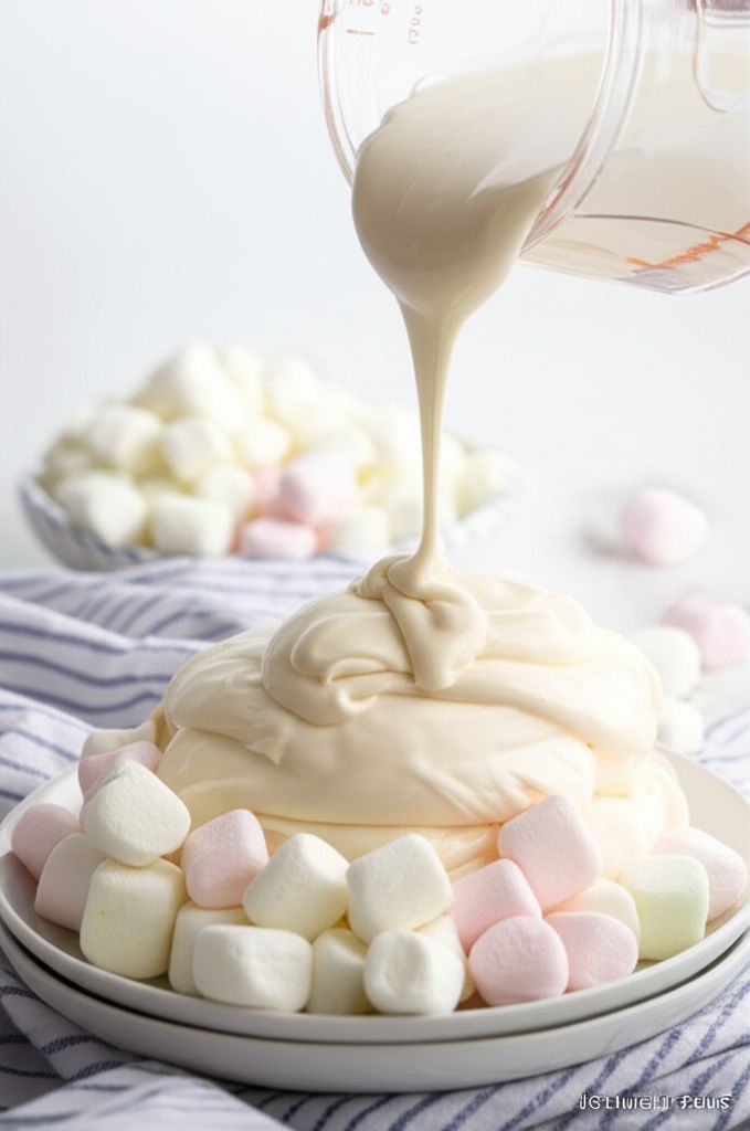 Marshmallow Ice Cream Topping