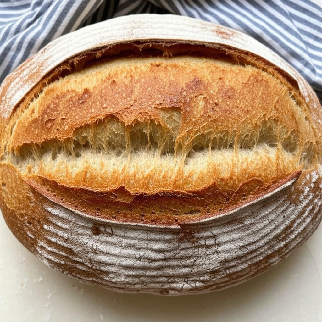 No-Knead Country Bread