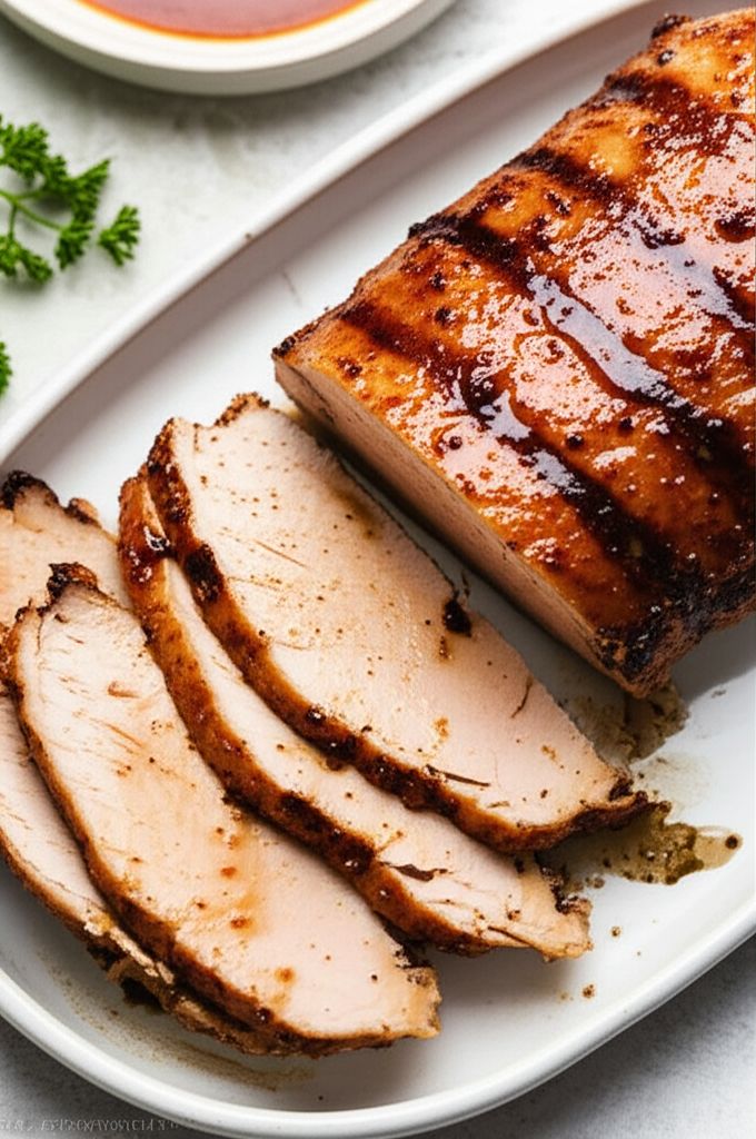 Orange-Glazed, Pork Tenderloin with Italian Seasoning