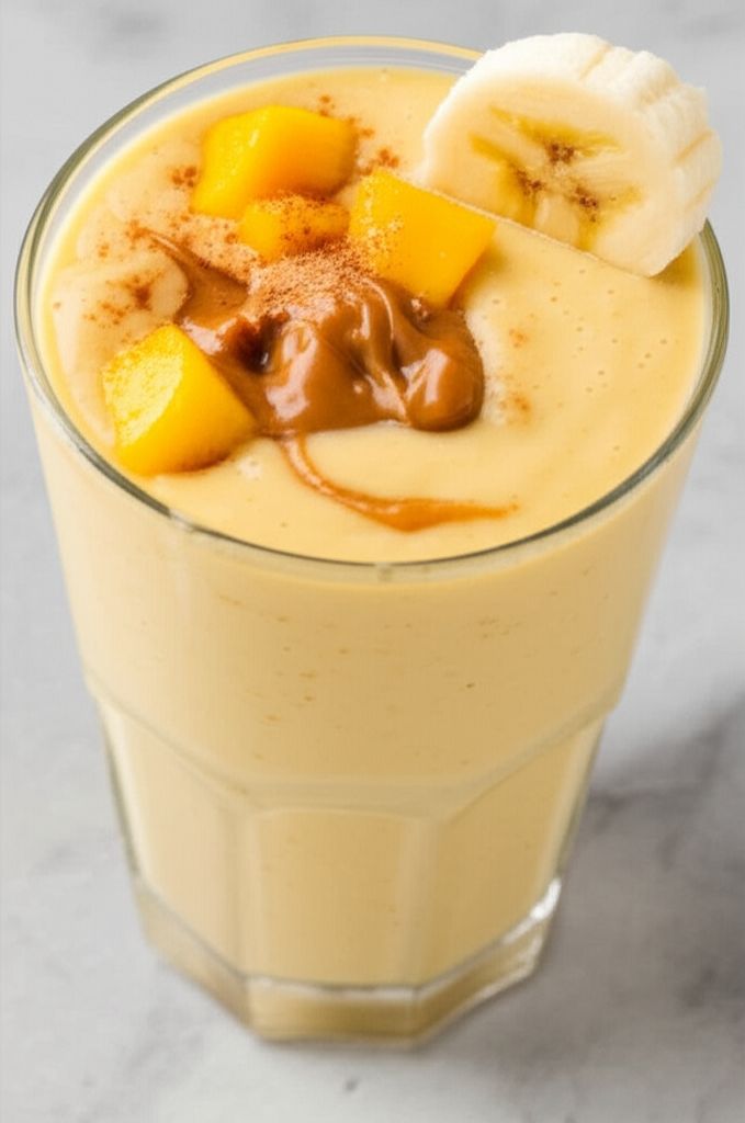 Peanut Butter Mango Smoothie