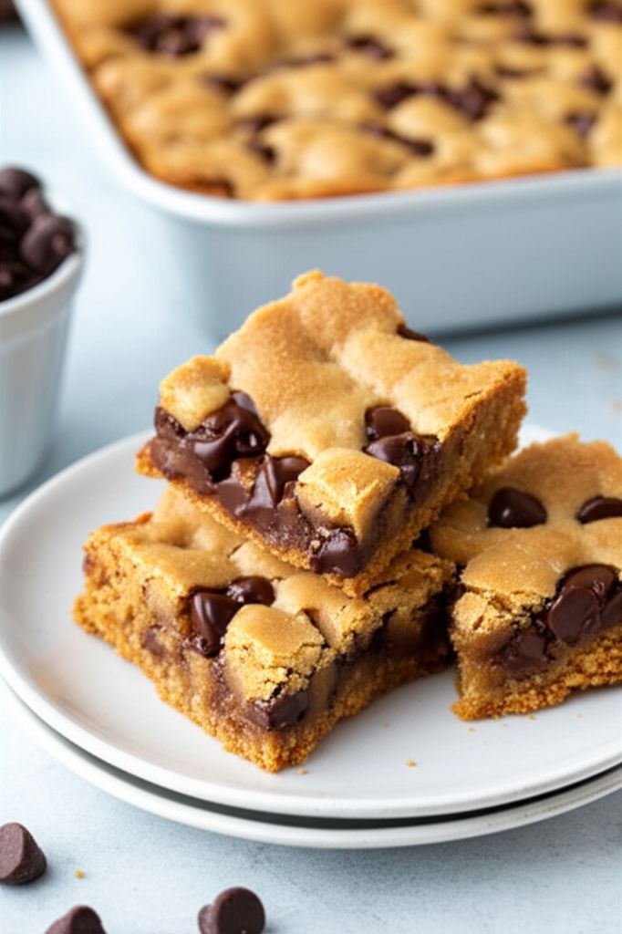 Peanut Butter/Chocolate Chip Cookie Bars