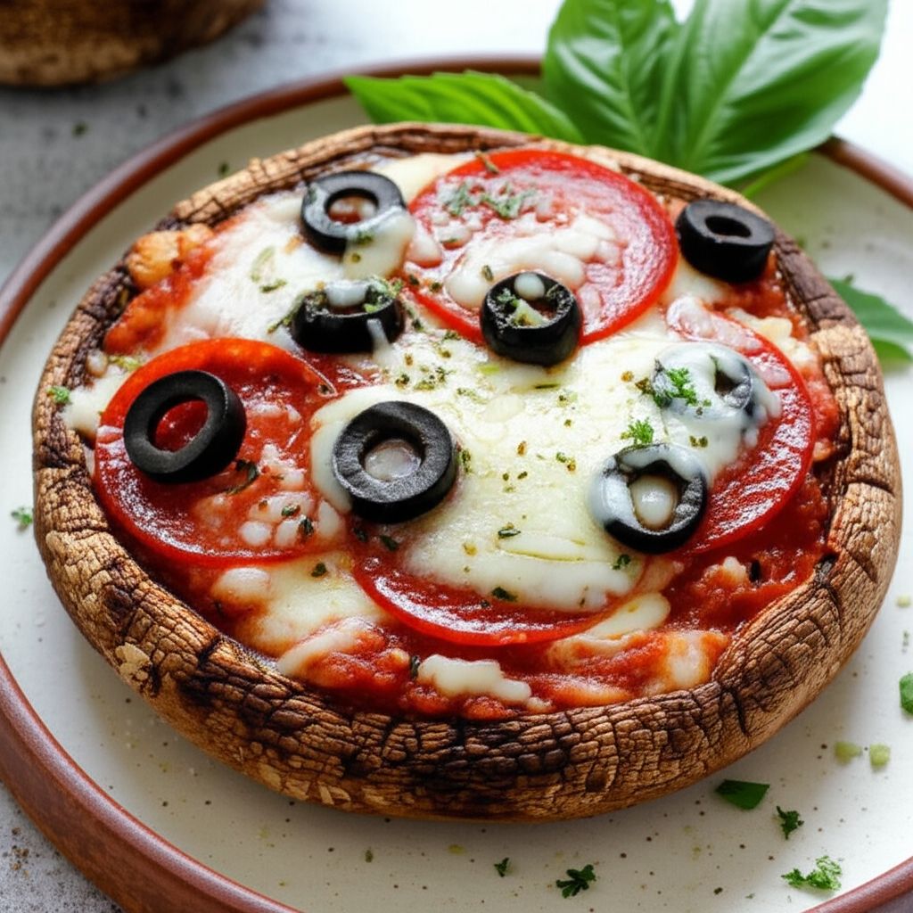 Personal Portobello Pizza