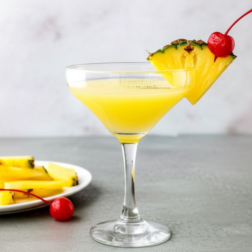 Pineapple Upside-down Cake Martinis