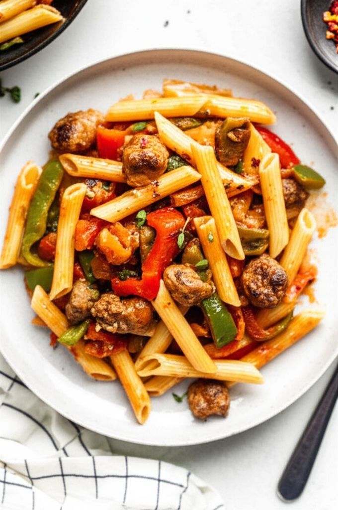 Sausage and Pepper Penne