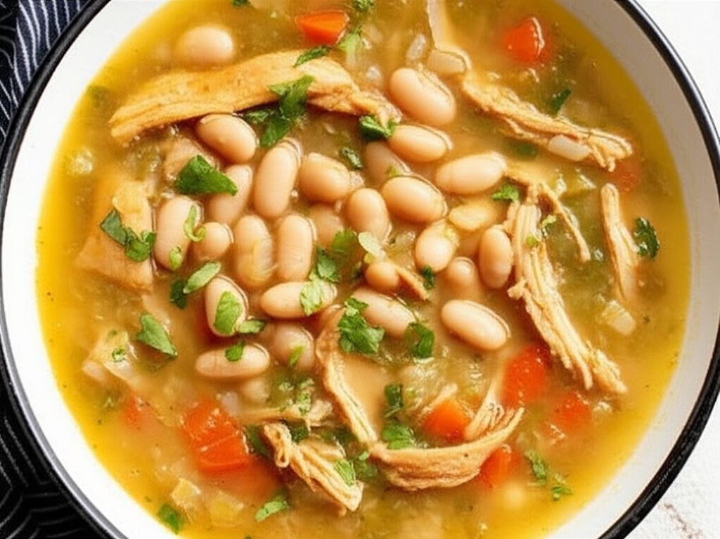Simple Chicken and White Bean Soup