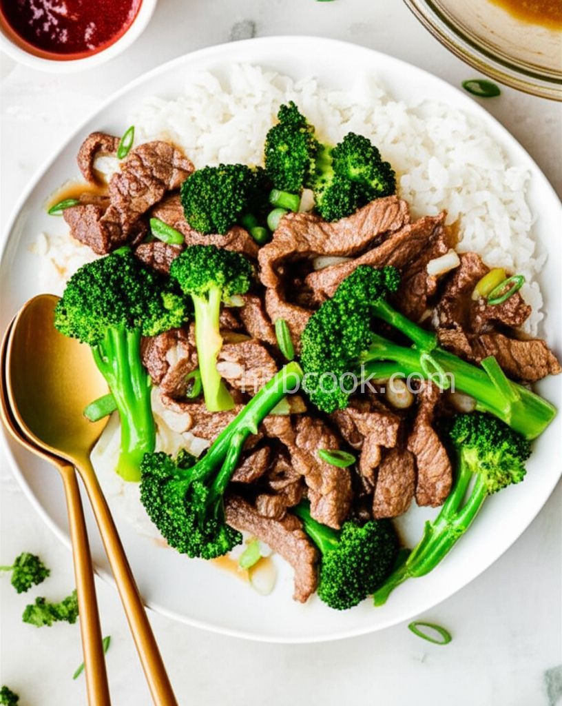 Stir-Fried Ginger Broccoli Beef