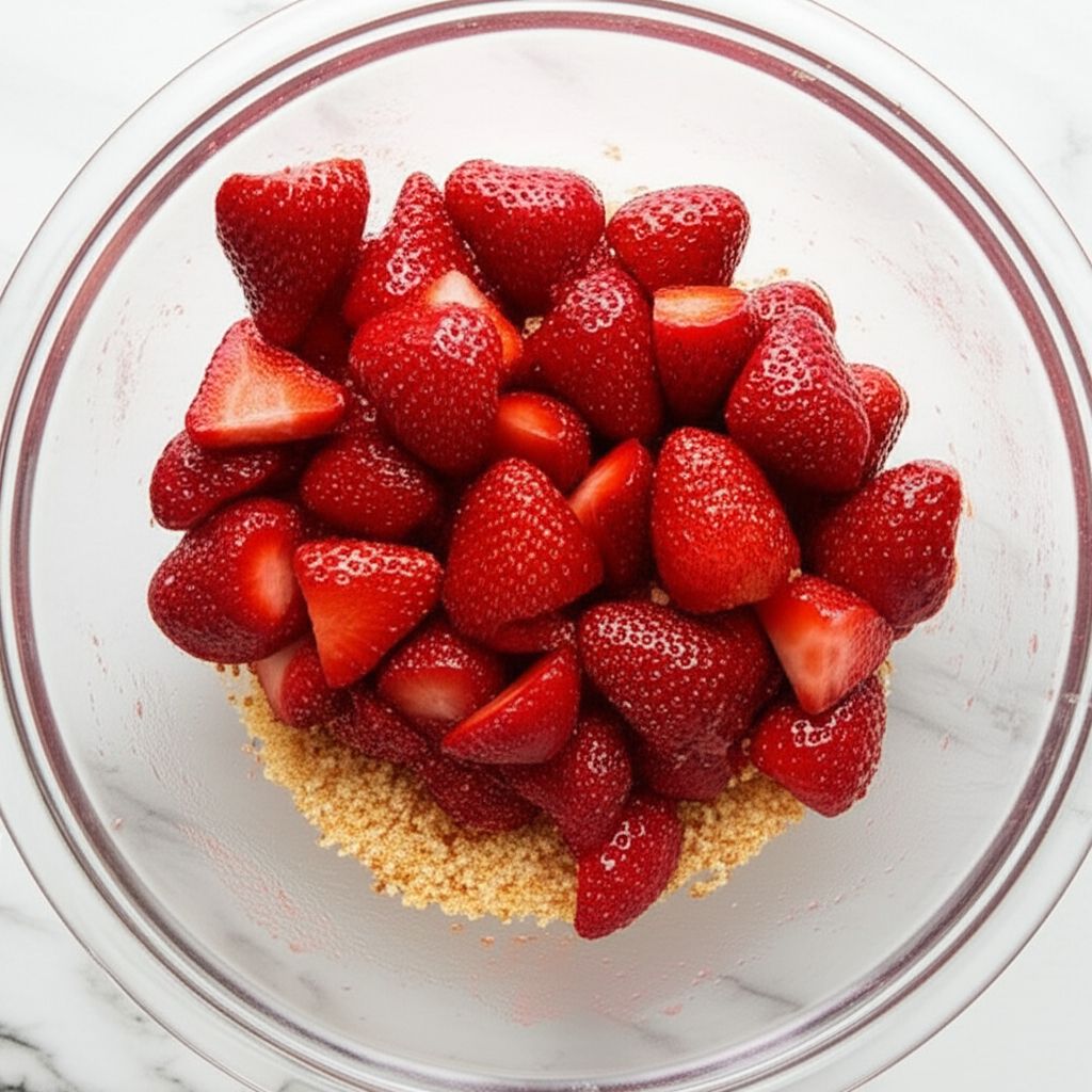 Strawberry Cream Parfaits with Coconut Macaroons