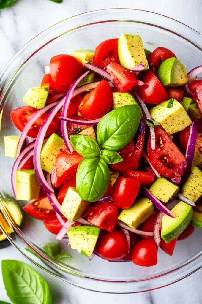 Avocado and Tomato Salad