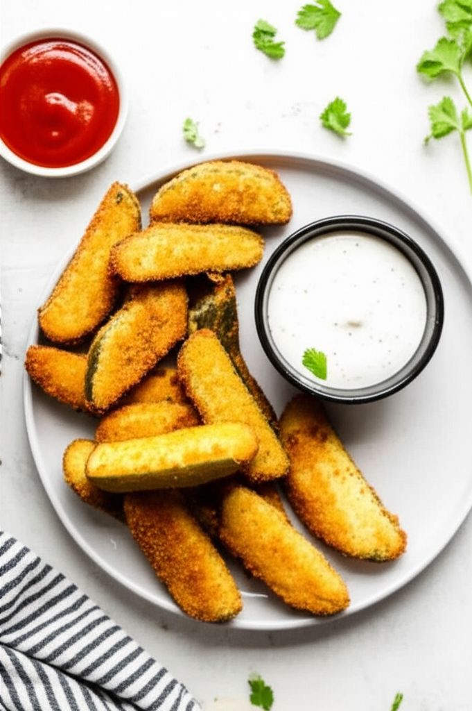 Beer Batter Deep Fried Dill Pickles