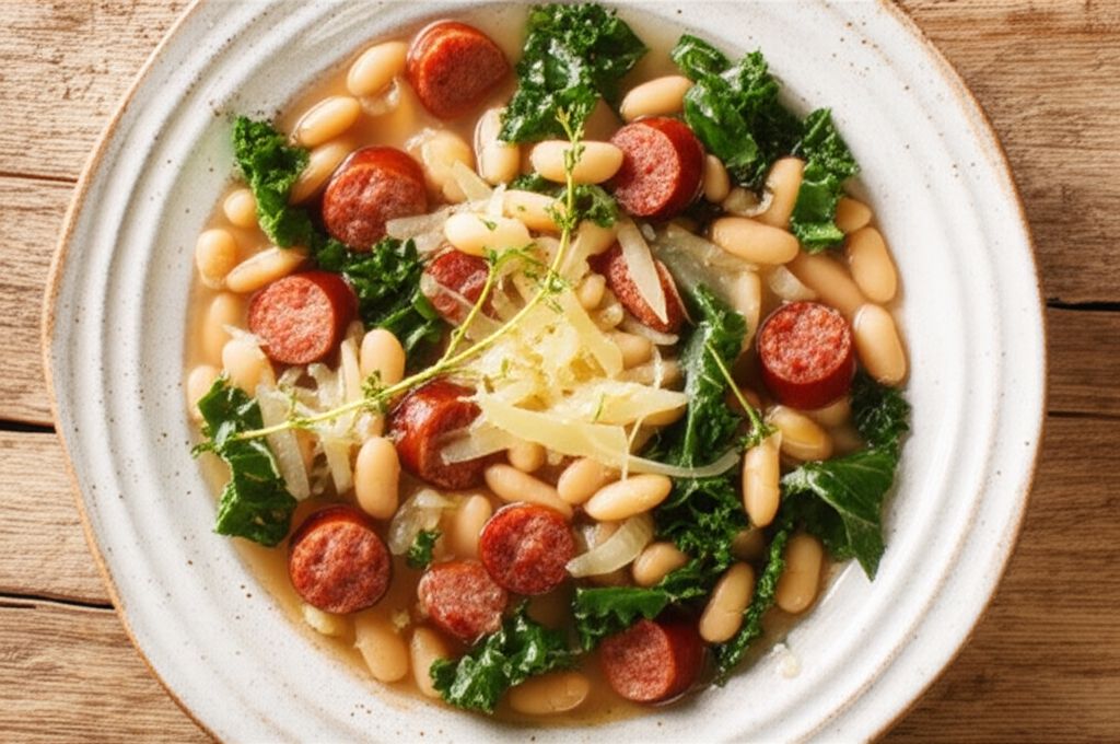 Cannellini Bean with Flat Leaf Kale