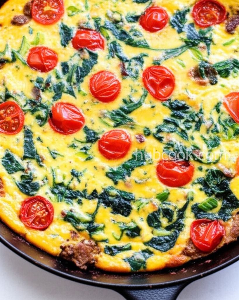 Cheesy Chorizo Frittata