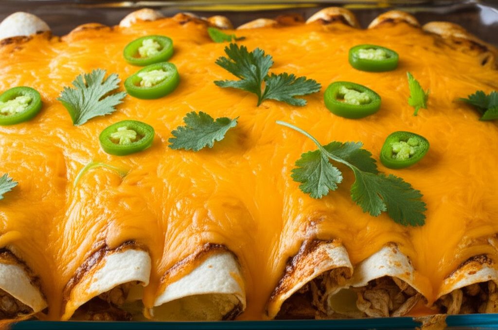 Chicken Enchiladas with Green Chile Sauce (Salsa Verde)