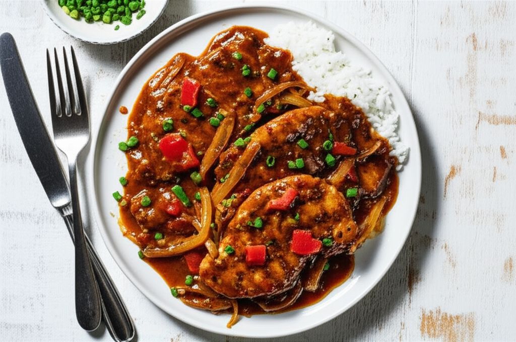 Chicken Pepper Steak