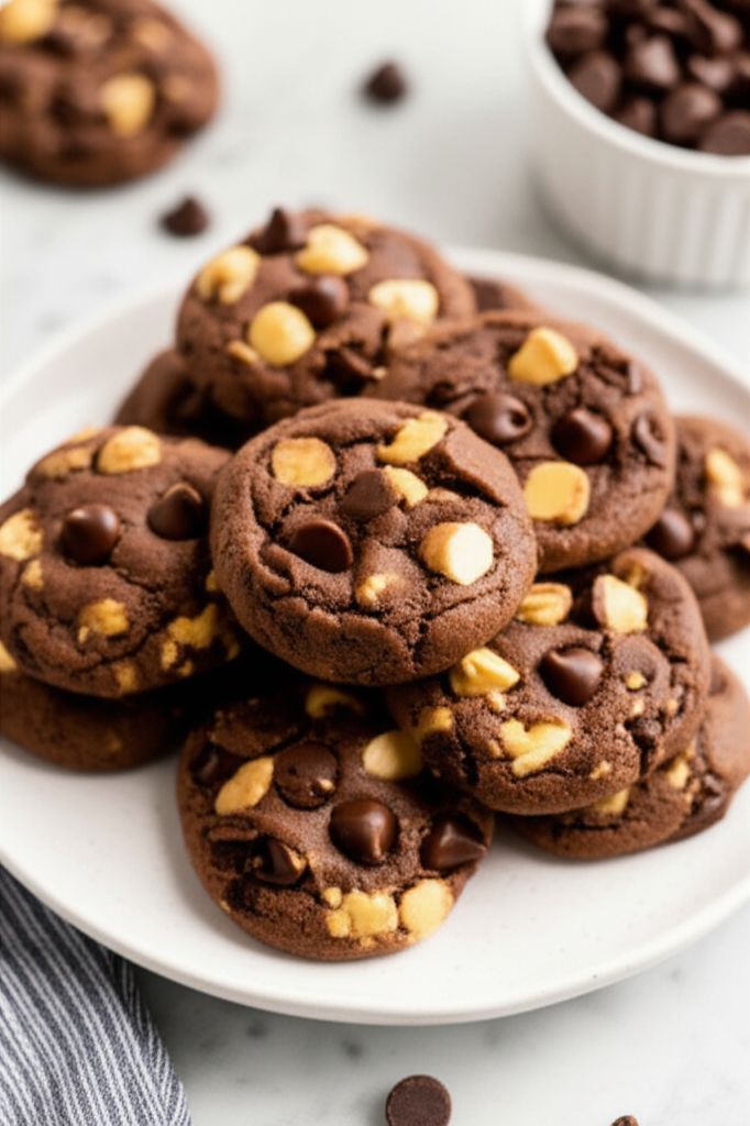 Chocolate Peanut Butter Cup Cookies