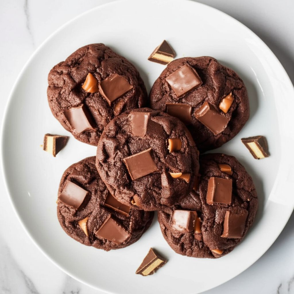 Chocolate Toffee Cookies I