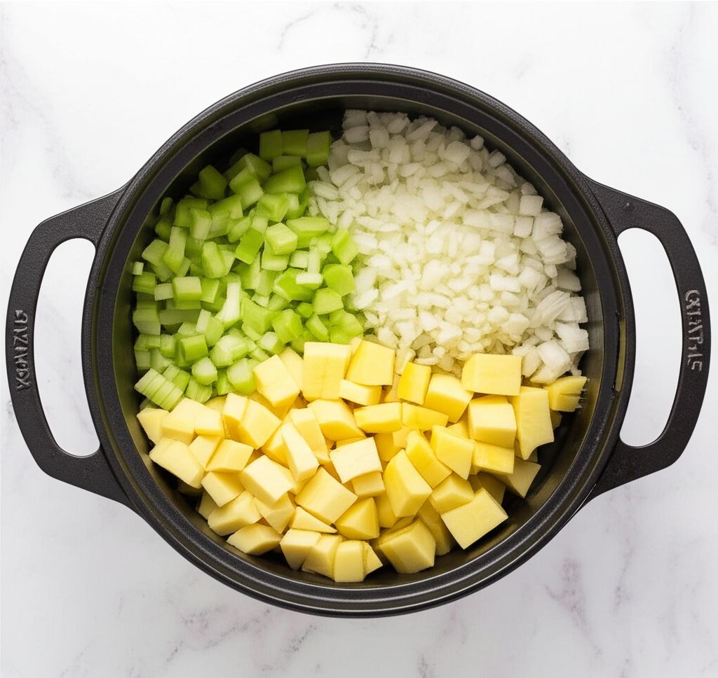 Creamy Vegetable Cheese Soup