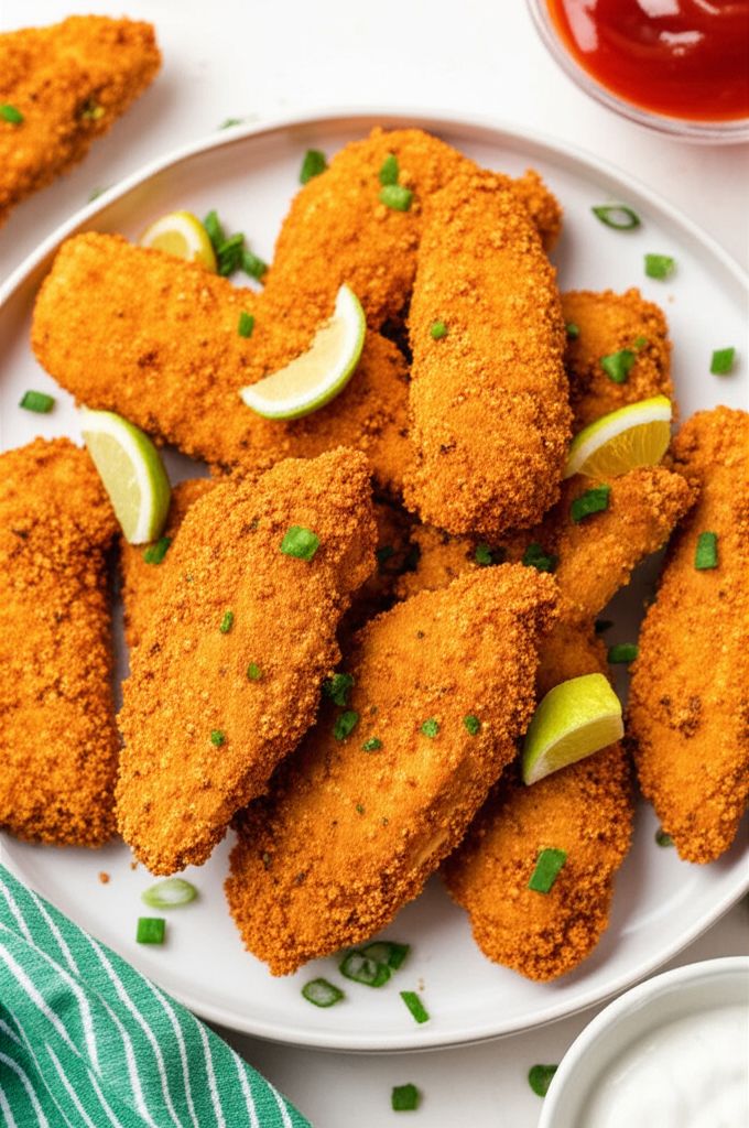 Crispy Ranch Air Fryer Nuggets
