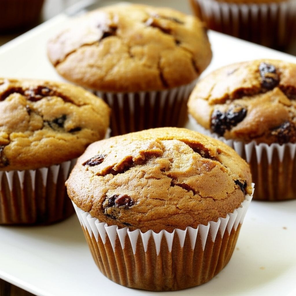 Deep Dark Old Recipe Bran Muffins