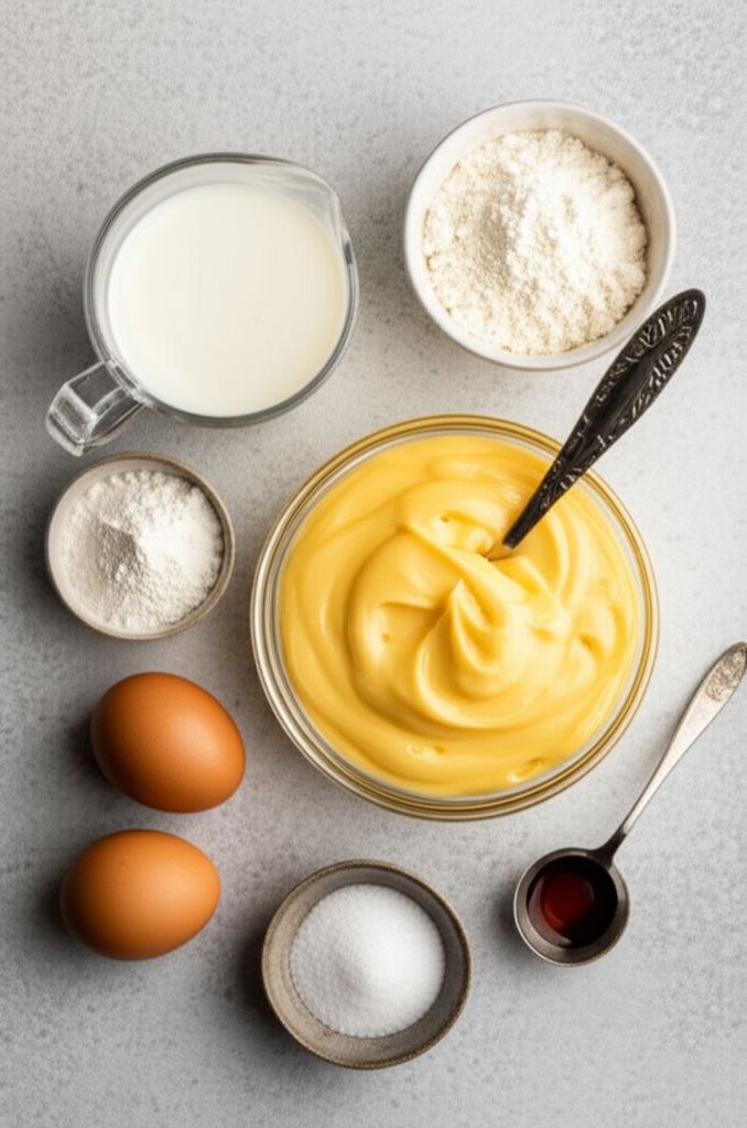 Easy Custard Cake Filling