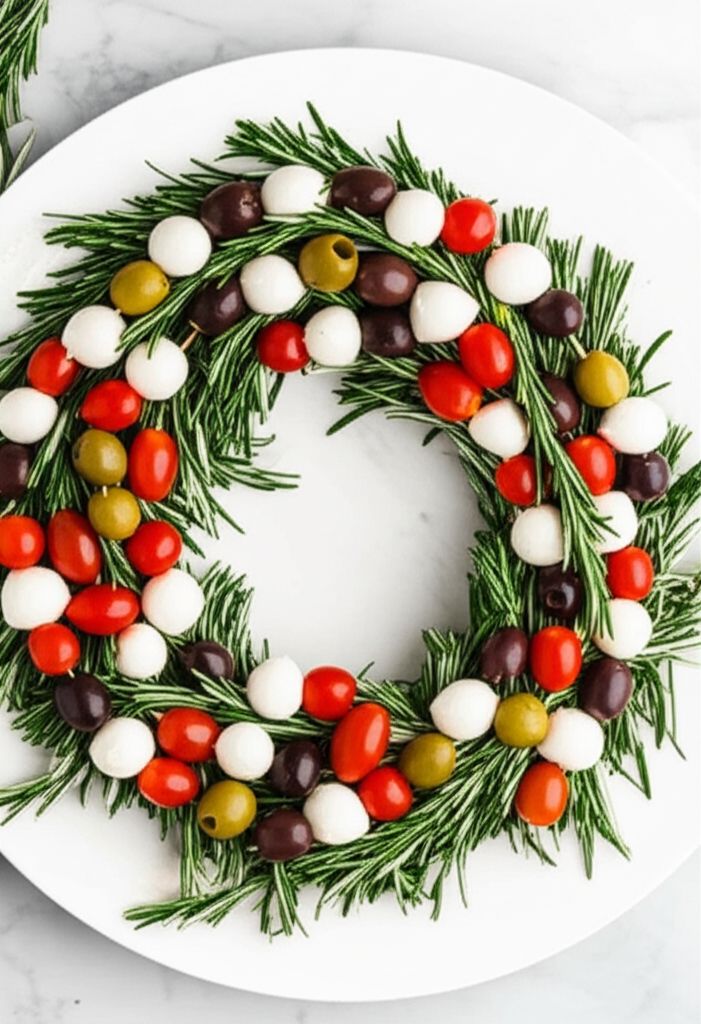 Festive Olive and Cheese Appetizer