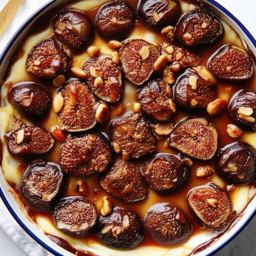 Figs and Toasted Almonds Brie