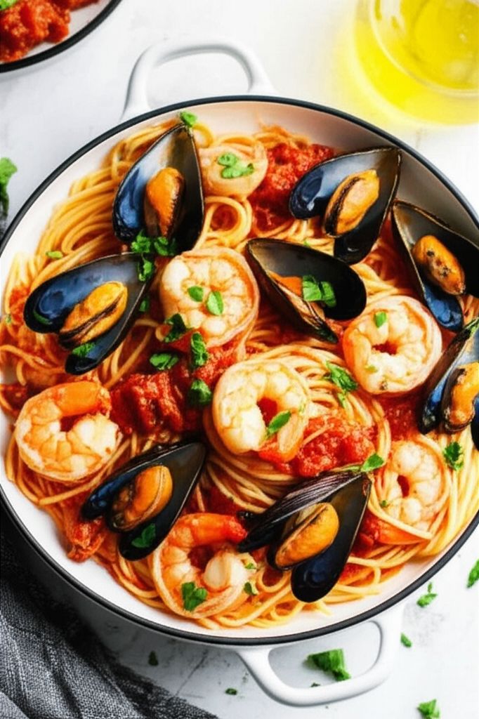Fra Diavolo Sauce with Linguine