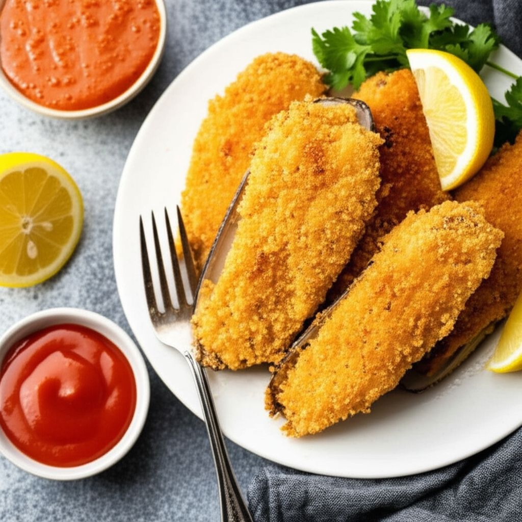 Fried Razor Clams