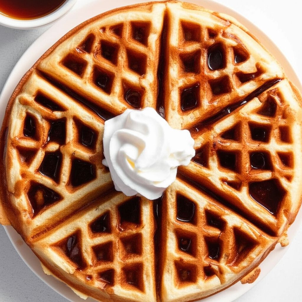Funnel Cake Waffles