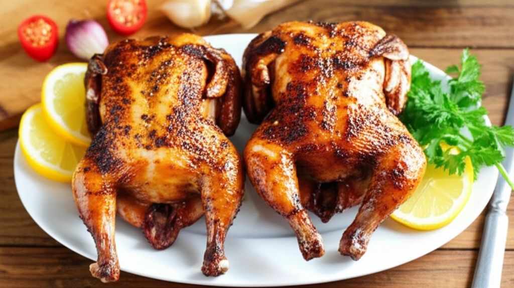 Grilled Cornish Game Hens