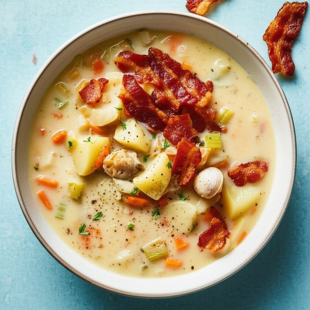 Hatteras Style Clam Chowder