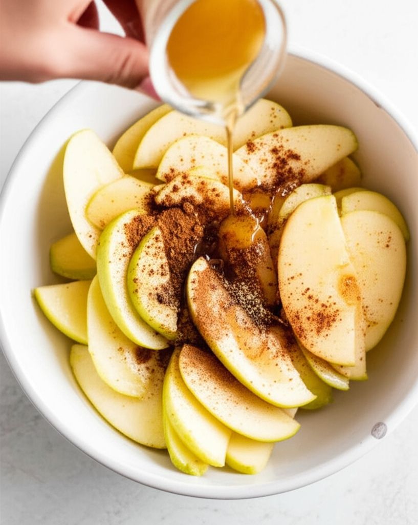 Healthier Apple Crisp for Two