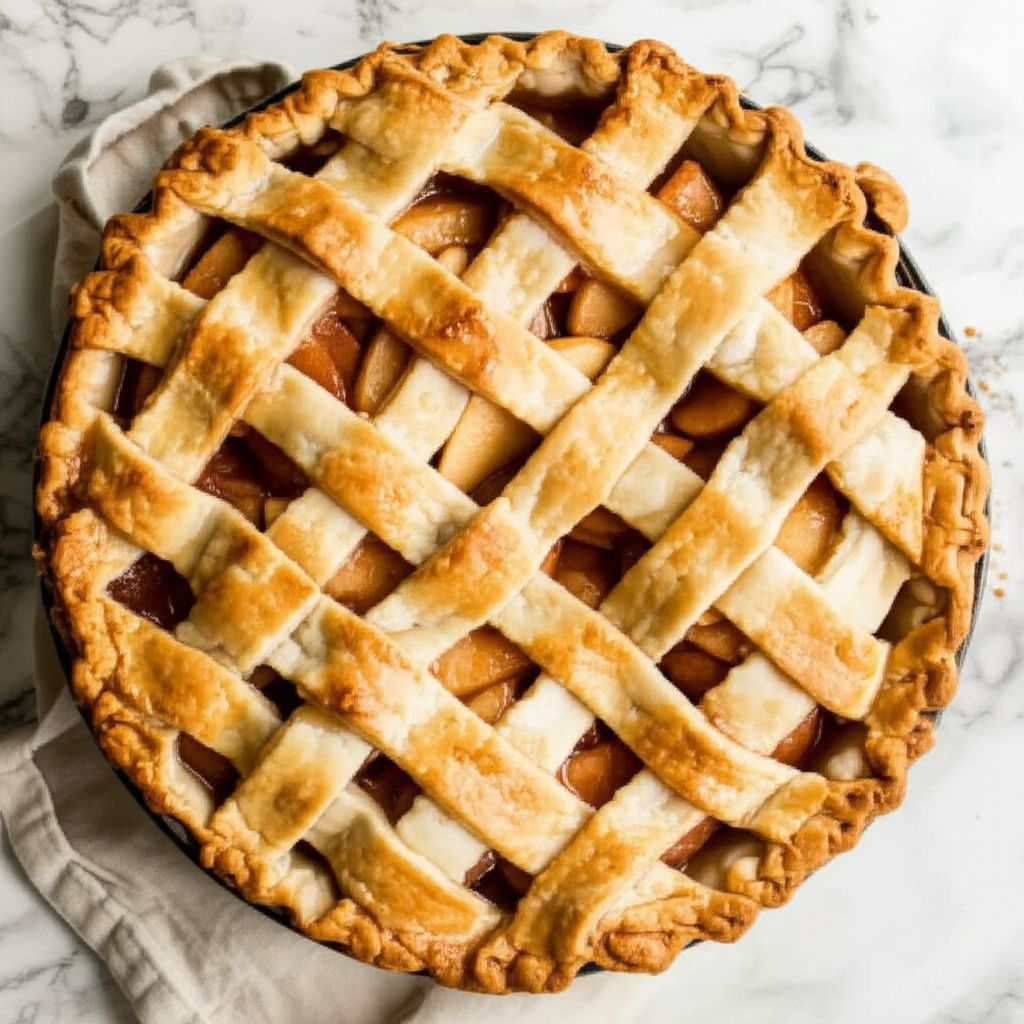 Healthier Apple Pie by Grandma Ople