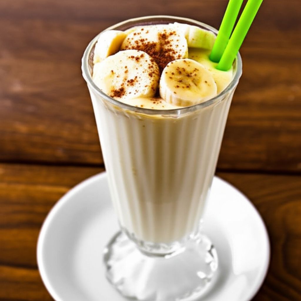 Icy Banana Milkshake
