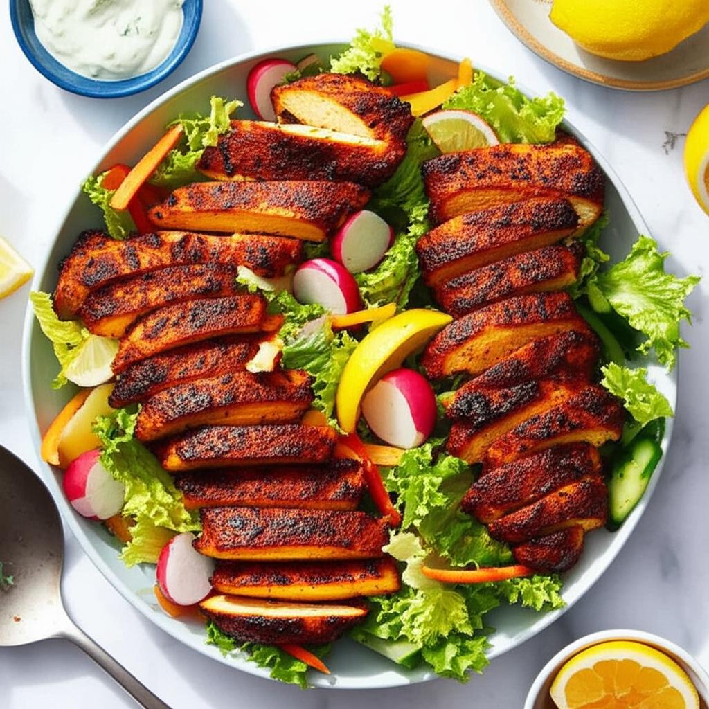 Indian-Style Grilled Chicken Salad
